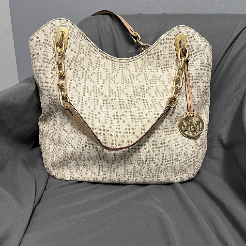 MICHAEL KORS BEIGE TOTE - Picture 9 of 14